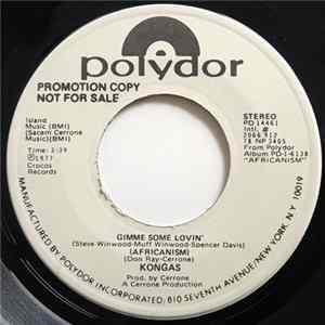 Kongas - Gimme Some Lovin' flac