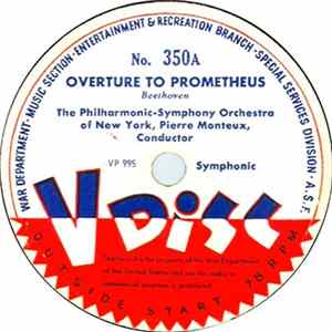The Philharmonic-Symphony Orchestra Of New York, Pierre Monteux - Overture To Prometheus / Fêtes flac