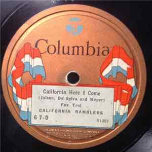 California Ramblers - California Here I Come / Cover Me Up With The Sunshine Of Virginia flac