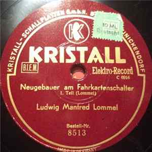Ludwig Manfred Lommel - Neugebauer Am Fahrkartenschalter flac