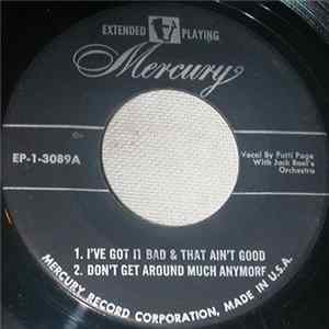 Patti Page With Jack Rael And His Orchestra - I've Got It Bad And That Ain't Good flac