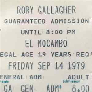 Rory Gallagher - El Mocambo 1979 flac