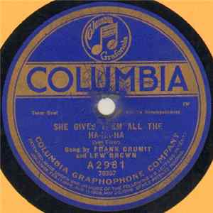 Frank Crumit / Frank Crumit And Lew Brown - My Little Bimbo Down On The Bamboo Isle / She Gives Them All The Ha-Ha-Ha flac