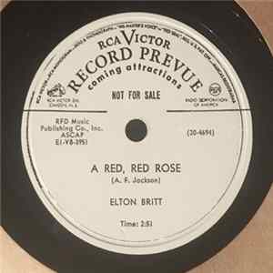 Elton Britt - A Red, Red Rose flac