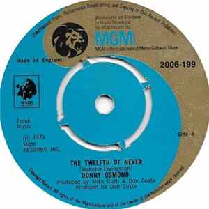 Donny Osmond - The Twelfth Of Never flac