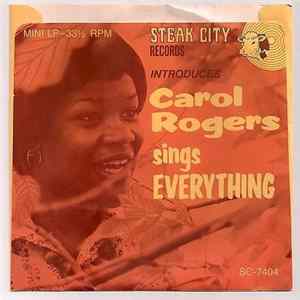Carol Rogers - Sings Everything flac