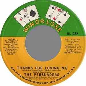 The Persuaders - If This Is What You Call Love (I Don't Want No Part Of It) flac