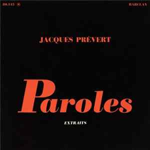 Jacques Prévert - Paroles (Extraits) flac