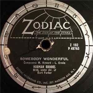 Norman Brooks - Somebody Wonderful / You Shouldn't Have Kissed Me The First Time flac