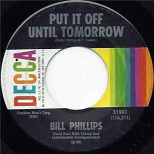 Bill Phillips - Put It Off Until Tomorrow / Lonely Lonely Boy flac