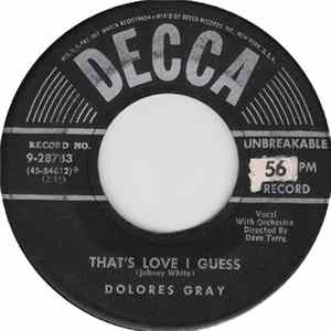 Dolores Gray With The Ray Charles Singers - That's Love I Guess / L-O-V-E flac