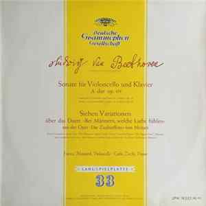 Ludwig van Beethoven, Mozart - Enrico Mainardi Violoncello Carlo Zecchi - Sonate Für Violoncello Und Klavier A-Dur Op. 69 / Sieben Variationen Über Das Duett "Bei Männern, Welche Liebe Fühlen" Aus Der Oper "Die Zauberflöte" flac