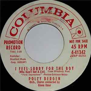 Polly Bergen - I Feel Sorry For The Boy / He Didn't Call flac