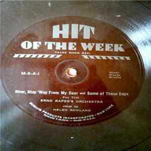 Erno Rapee's Orchestra - River, Stay 'Way From My Door And Some Of These Days flac