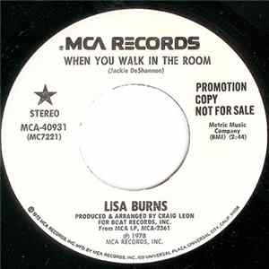 Lisa Burns - When You Walk In The Room flac