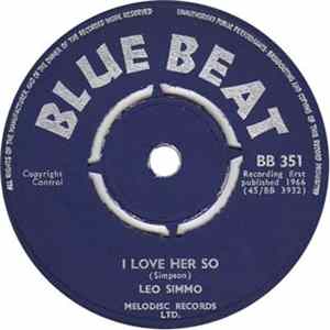 Leo Simmo - I Love Her So / It's Good To Be Seen flac
