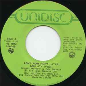 Ann Joy / Igloo Rythm Band - Love Now Hurt Later flac