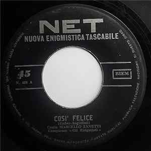 Marcello Zanetti / Graziella Caly - Così Felice / Tuffiamoci flac
