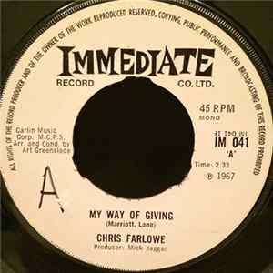Chris Farlowe - My Way Of Giving flac