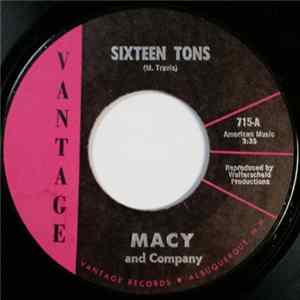 Macy And Company - Sixteen Tons / Basin Street flac