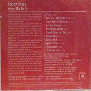 Paddy Casey - Amen (So Be It) flac