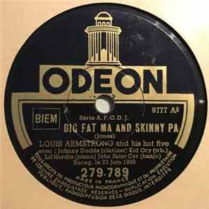 Louis Armstrong And His Hot Five - Big Fat Ma And Skinny Pa / Sweet Little Papa flac