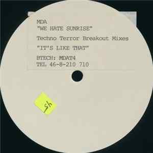 MDA - We Hate Sunrise! flac
