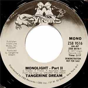 Tangerine Dream - Monolight - Part II flac