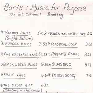 Boris - Music For Pagans - The First Official Bootleg flac