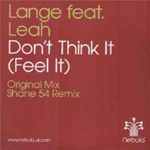 Lange Feat. Leah - Don't Think It (Feel It) flac