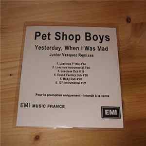 Pet Shop Boys - Yesterday, When I Was Mad (Junior Vasquez Remixes) flac