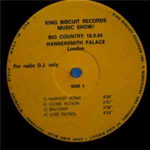 Big Country - Big Country 18.9.84 Hannersmith Palace London flac