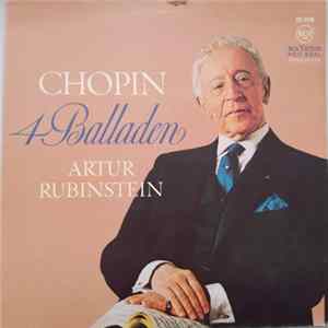 Artur Rubinstein, Chopin - Chopin 4 Balladen flac