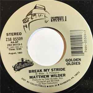 Matthew Wilder - Break My Stride flac