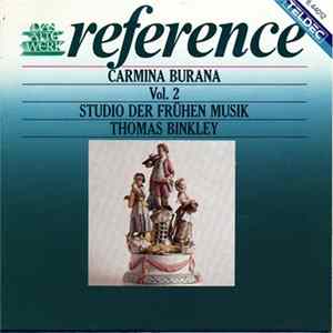 Studio Der Frühen Musik, Early Music Quartet / Thomas Binkley - Carmina Burana Vol. 2 flac