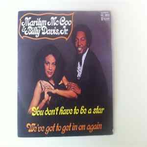 Marilyn McCoo & Billy Davis Jr. - You Don't Have To Be A Star / We've Got To Get In On Again flac