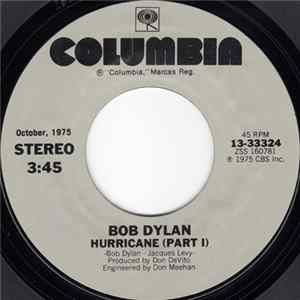 Bob Dylan - Hurricane (Part I) / Mozambique flac