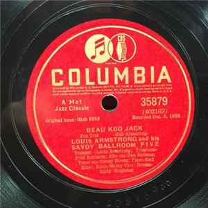 Louis Armstrong And His Savoy Ballroom Five - Beau Koo Jack / Mahogany Hall Stomp flac
