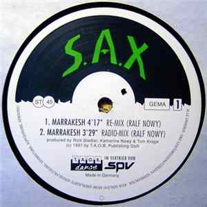 S.A.X. - Marrakesh flac