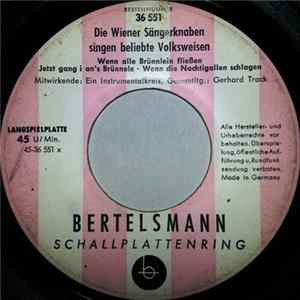Die Wiener Sängerknaben - Die Wiener Sängerknaben Singen Beliebte Volksweisen flac
