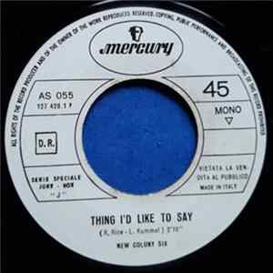 New Colony Six / Pat Boone - Thing I'd Kike To Say / July You're A Woman flac