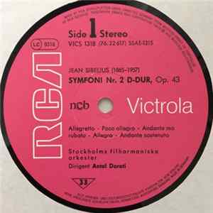 Jean Sibelius, Antal Dorati, Stockholms Filharmoniska Orkester - Symfoni Nr 2 flac