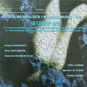 Various - Música Maximalista - Maximal Music - Vol. 6: III CIMESP 1999 flac