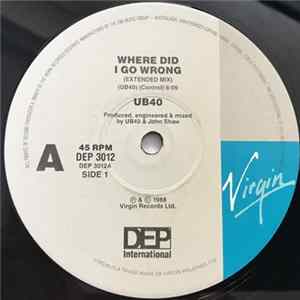 UB40 - Where Did I Go Wrong (Extended Mix) flac