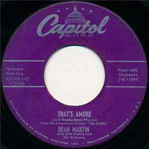Dean Martin - That's Amore / You're The Right One flac