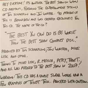 Scharpling & Wurster - The Best You Can Do Is Be Worse Than The Best Show Compact Disc flac