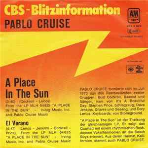 Pablo Cruise - A Place In The Sun / El Verano flac