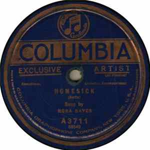 Nora Bayes - Homesick / To-Morrow (I'll Be In My Dixie Home Again) flac