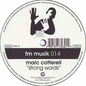 Marc Cotterell - Strong Words flac