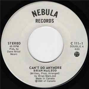Brian MacLeod - Can't Do Anymore / Come By Chance flac